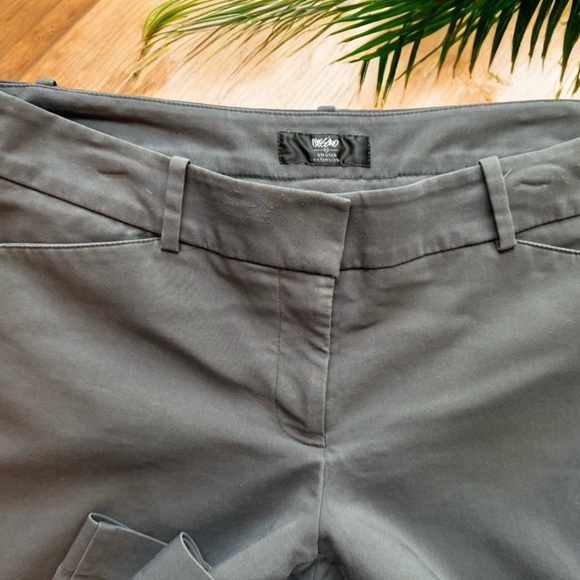 MOSSIMO Modern Flare Stretchy Gray Dress Pants - Size 12 - Picture 6 of 15